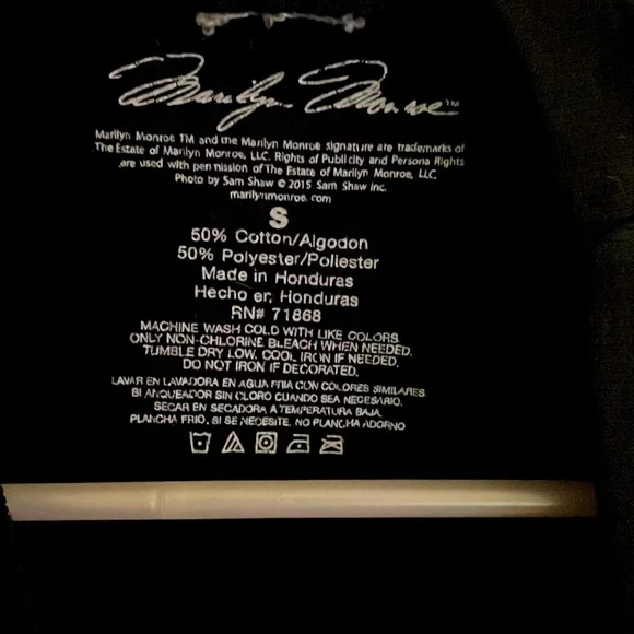 Marilyn Monroe black sweatshirt - Picture 2 of 2